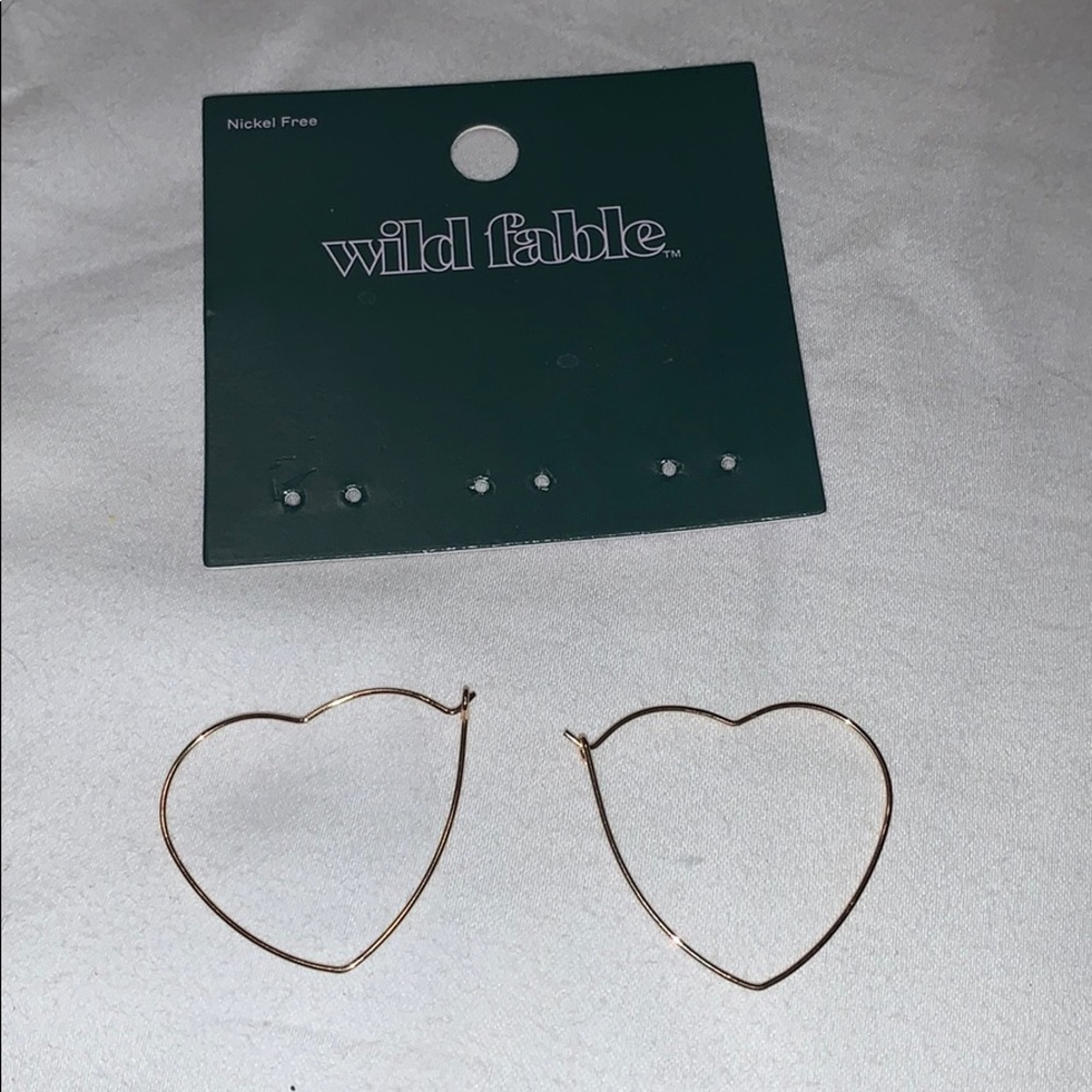 Heart shaped earrings